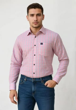 Poly-cotton Chex Shirt #41770 Poly-cotton Chex Shirt #41770