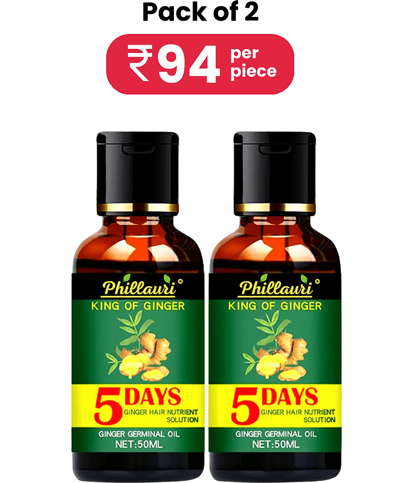Phillauri Anti Dandruff Ginger Onion Oil 50 ml ( Pack of 2 )