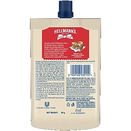 Hellmann's Smoky Tandoori Veg Mayonnaise, 300 g