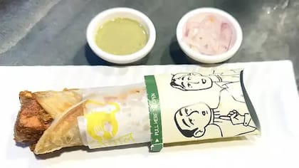 Classic Chicken Kathi Roll