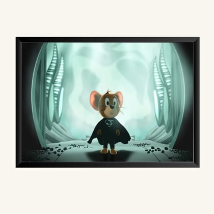 NOKKES Tom And Jerry Photo Frame Wall Poster 8X12 In Printed Poster Photo Paper 300Gsm Photo Frame For Wall Decoration _53