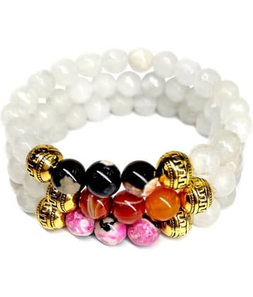 DAIVYA WELLNESS - White Bracelet ( Pack of 3 )