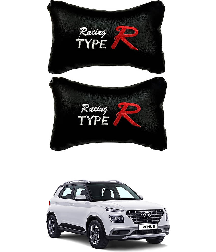 JVG Neck Cushions Set of 2 Black
