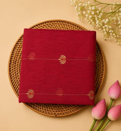 Handloom Chanderi Cotton By Silk Saree