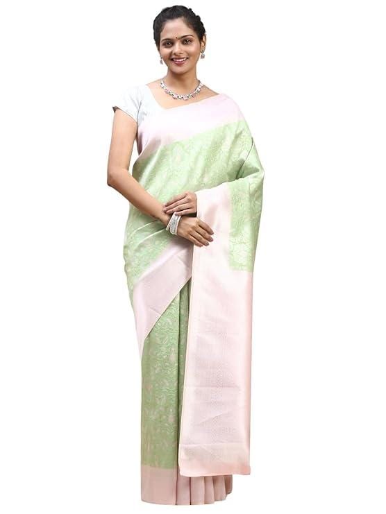 Trendy Printed Saree for Women with Matching Blouse Piece