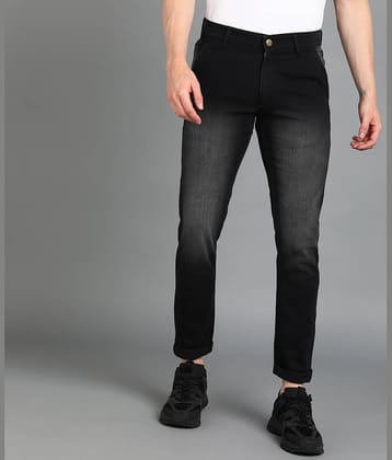 Urbano Fashion Slim Fit Washed Men's Jeans - Black ( Pack of 1 )