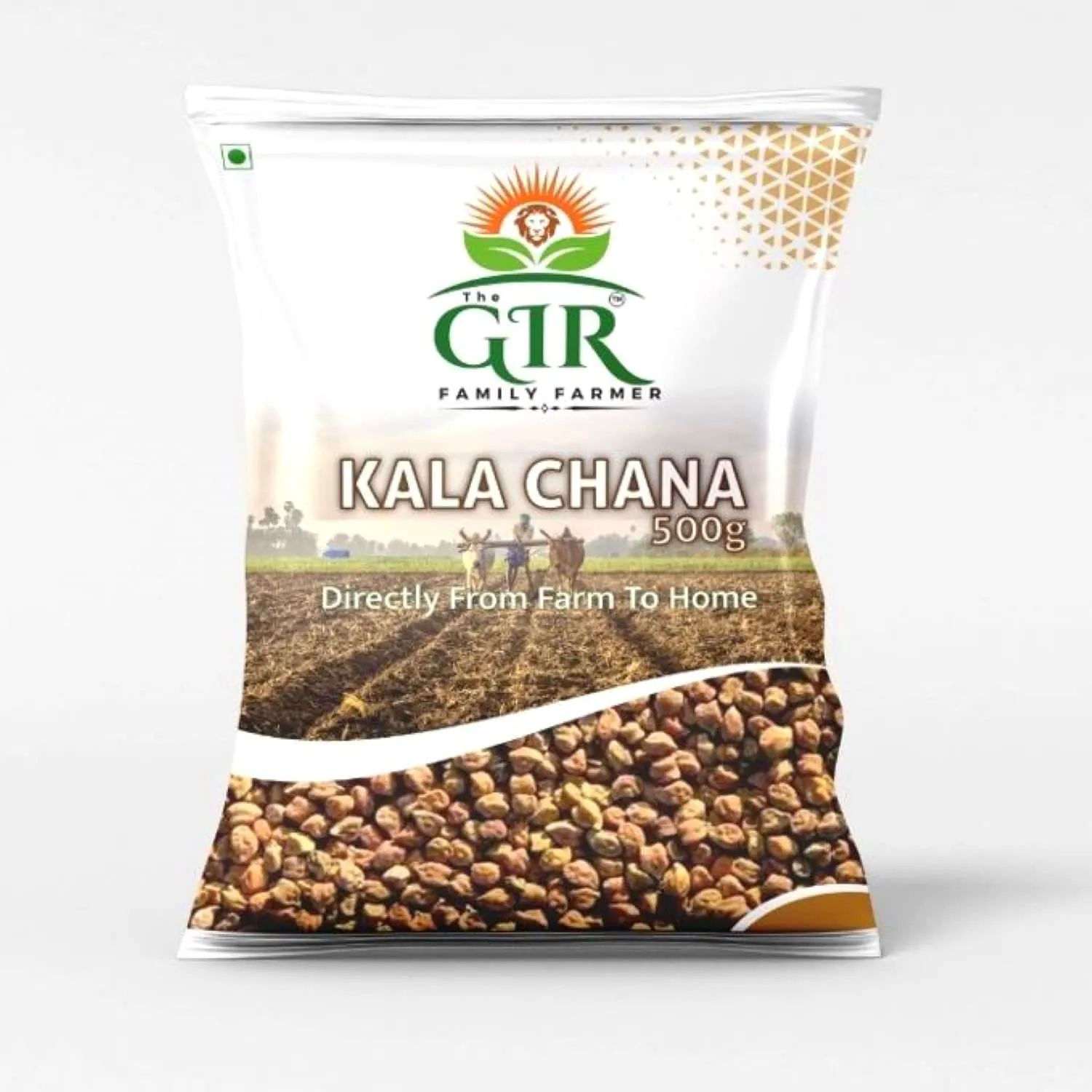 Kala Desi Chana Whole Pure Farm Fresh - 500g  by Ruhi Import Store