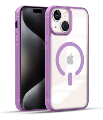 BIG WINGS Shock Proof Case Compatible For Polycarbonate Apple iPhone 13 ( Pack of 1 )