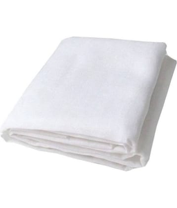 Makhanchor White Linen Unstitched Shirt pc Single