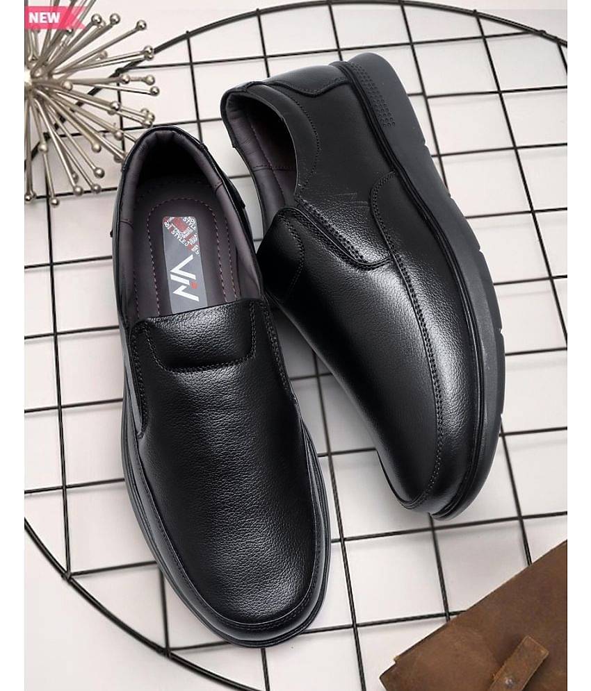 viv Black Men's Mocassin Formal Shoes