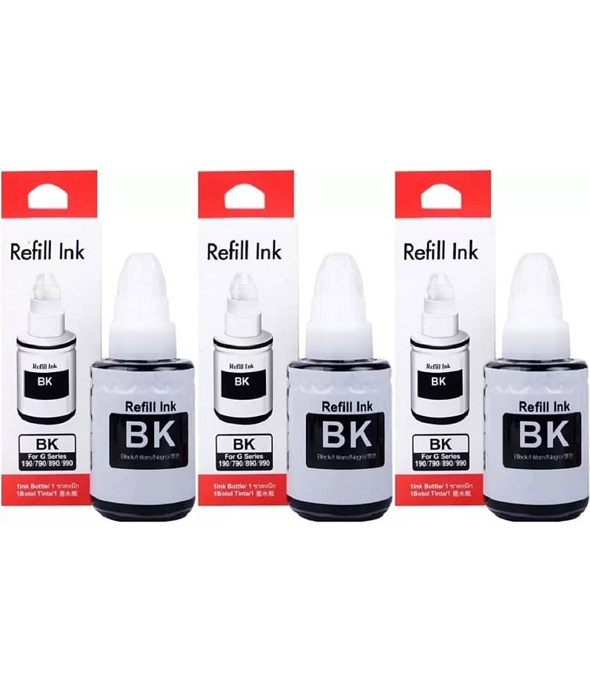 TEQUO 790 INK Black Pack of 3 Cartridge for 790 INK G1000 , G1010 , G1100 , G2000 , G2002 , G2010 , G2012 , G2100 , G3000 , G3010