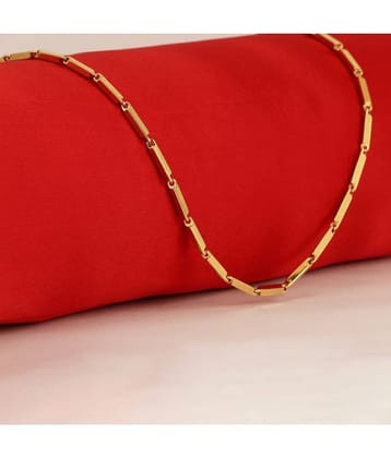 Thrillz Gold Plated Stainless Steel Chain ( Pack of 1 )