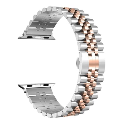 Valente Rado Heavy Metal Strap For Firebol Visionary BSW046, Ring BSW005, Call BSW014, Ring Pro BSW029-Silver & Rose Gold