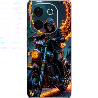Yug Emporium IQOO Z9s Pro 5G Ghost Rider (Back Cover, Multicolor)