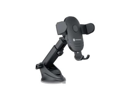 Portronics Clamp M2 Adjustable Car Mobile Phone Holder Stand for Dashboard & Windshield, 360 Rotational, Strong Suction Cup, Compatible with 4 to 6 inch Devices Portronics Clamp M2 Adjustable Car Mobile Phone Holder Stand for Dashboard & Windshield, 360 Rotational, Strong Suction Cup, Compatible with 4 to 6 inch Devices