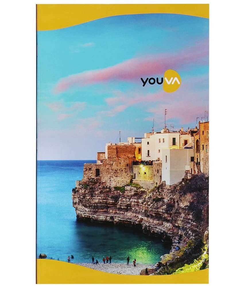 Navneet Youva Soft Bound Long Book 19x31 cm Single Line 180 Pages - Pack of 6