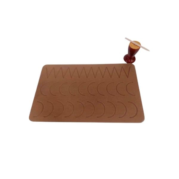 Wooden White Tracing Board Stencil (Zig Zag & MW Curve)