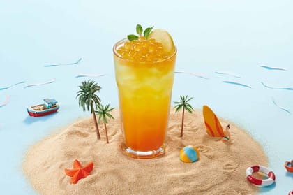 Mango Lemonade - (with Popping Boba)