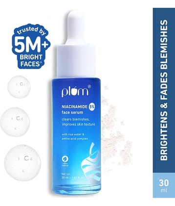 Plum 5% Niacinamide Face Serum | Clears Blemishes & Improves Skin Texture (30 ml)