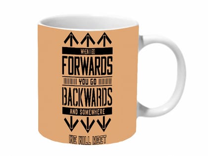 Multicolor We Will Meet Ceramic Mug
