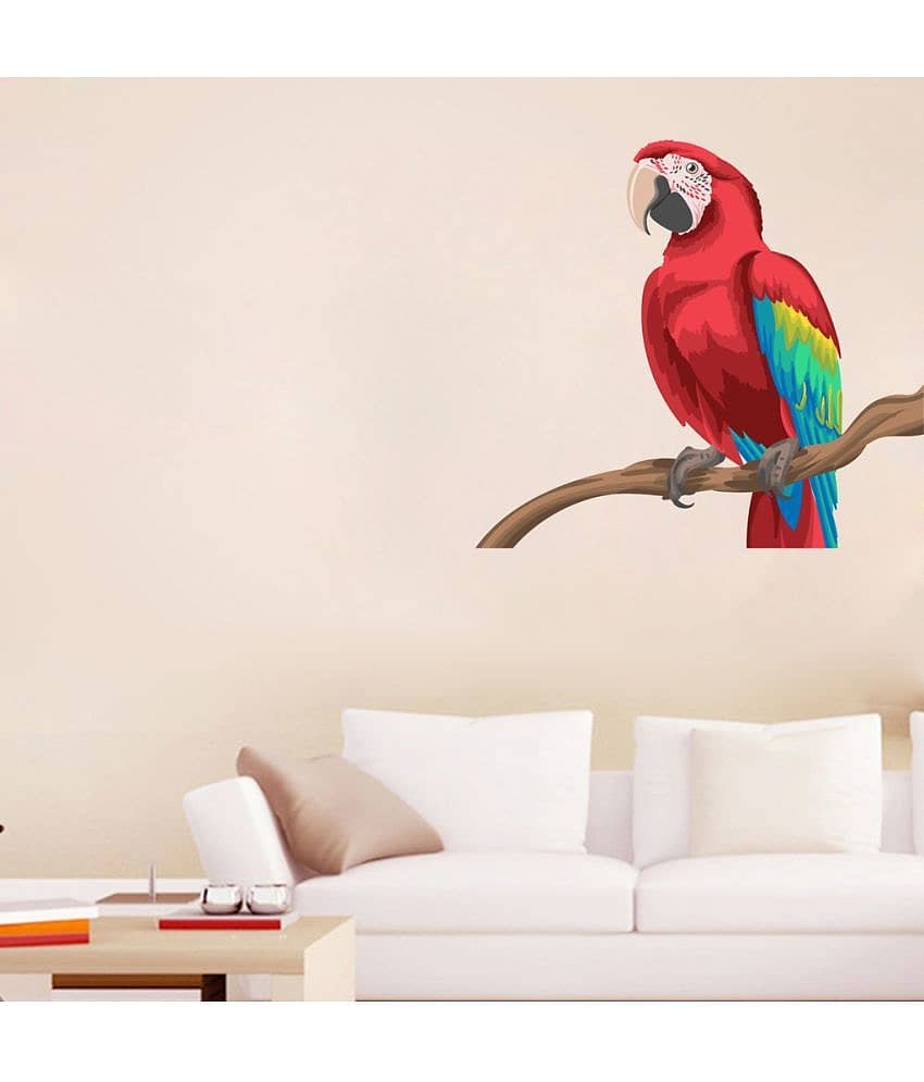 Decor Villa Parrot Vinyl Wall Stickers