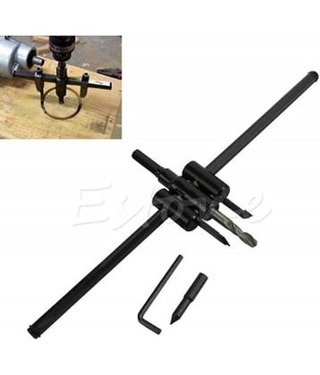 Metal Wood Circle Cutter Kit Hole Saw Drill Bit 30mm-300mm Adjustable DIY Tool MAR16_0 Brand: Generic