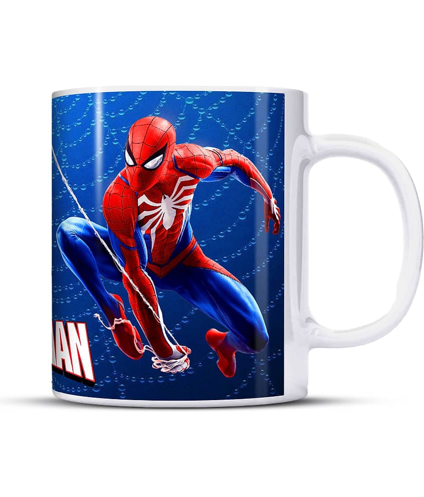 ZYOZI® Superhero Theme Printed Coffee Mug | Ceramic Coffee Mug for Gifts - 325 ml, Printed Coffee Cup |Ceramic Superhero Printed Coffee Mug | Superhero Coffee Mug for Kids (Pack of 1)
