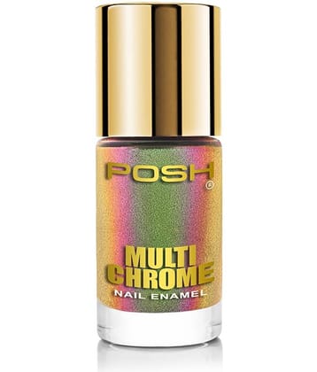 Posh - Multicolor Chrome Nail Polish ( Pack of 1 )