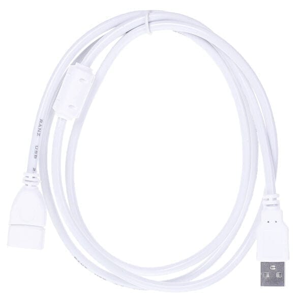 USB Extension cable 2.0 V 1.5 Mtr (Black/White)