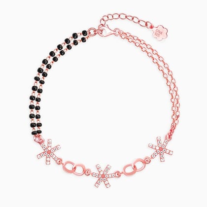 Rose Gold Divine Connect Mangalsutra Bracelet