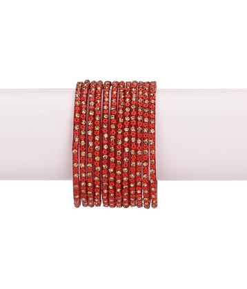 AFAST Red Bangle Set ( Pack of 12 )