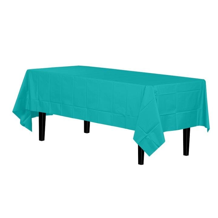 Aqua Blue Vinyl Table Cover 54"X108" - Party and Festive Needs | Buy online on ZillyBuy