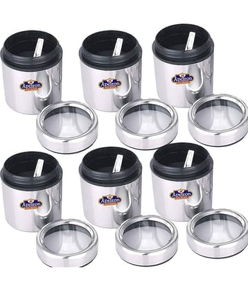 APEIRON Big dabba 6 Steel Food Container Set of 6 400 mL