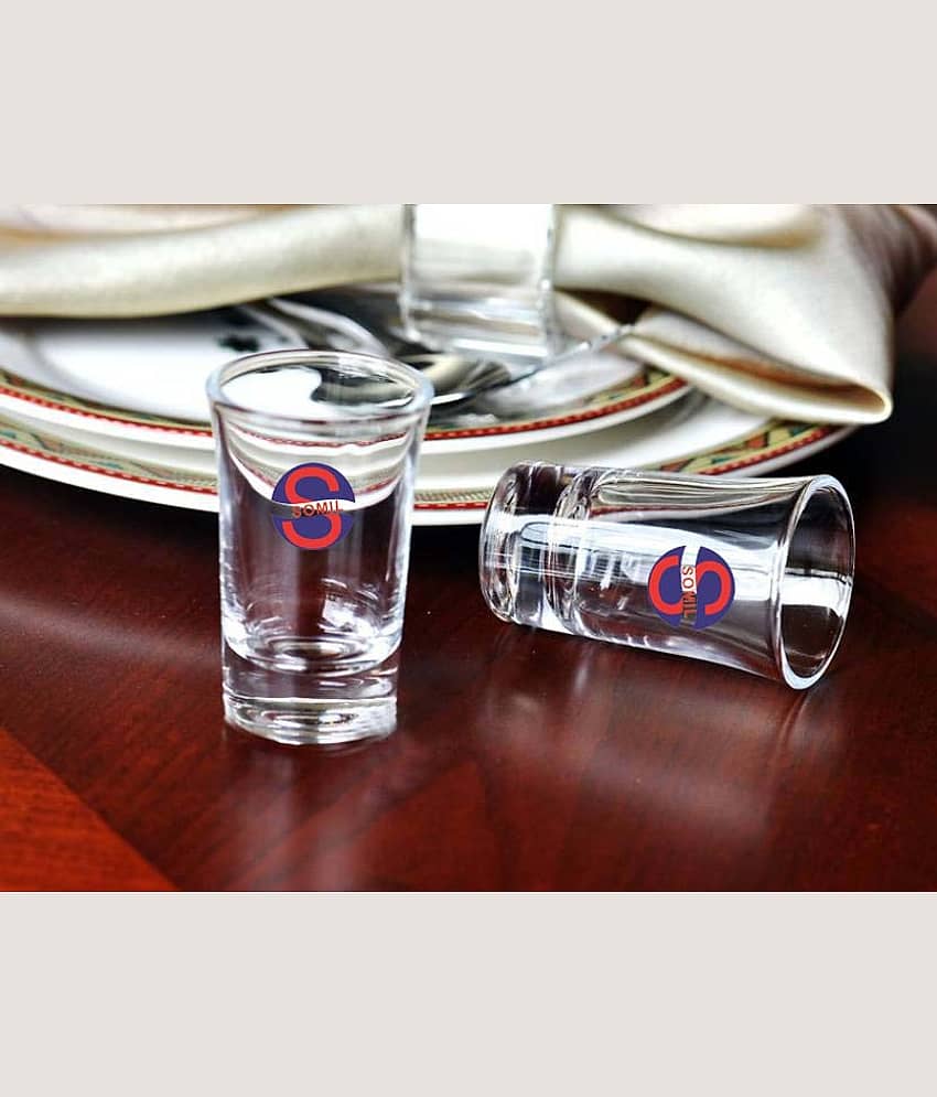Somil Shot  Glasses Set,  30 ML - (Pack Of 2)