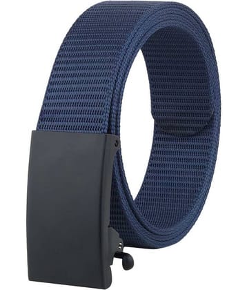 Loopa - Blue Nylon Men's Casual Belt ( Pack of 1 )