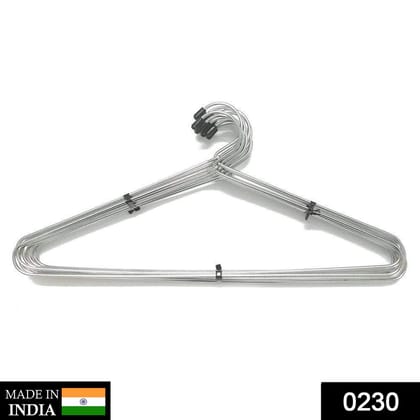 Stainless Steel Cloth Hanger (12 pcs)