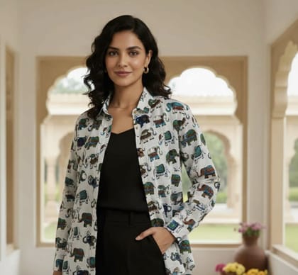 COTTON SHIRT FOR WOMEN Rajasthani Traditional