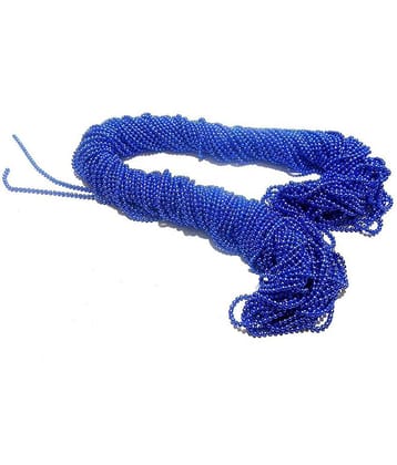 Vardhman Jewellery Making Ball/Stone Chain Wholesale Pack 25 MTS,Color Royal Blue,Size 1.5 mm,Decorating & Craft Work.