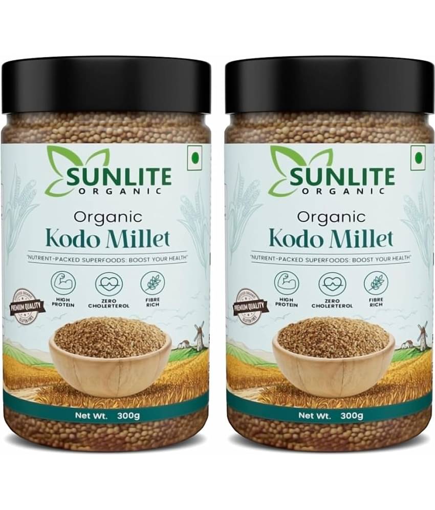 Sunlite Organic 100% Natural & Gluten-Free Kodo Millet 300 gm Pack of 2