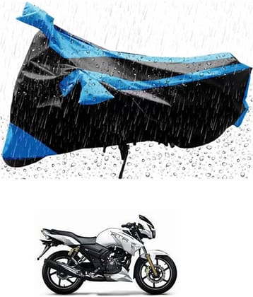 RONISH Bike Body Cover for TVS Apache RTR 180 ( Pack of 1 ) , Blue