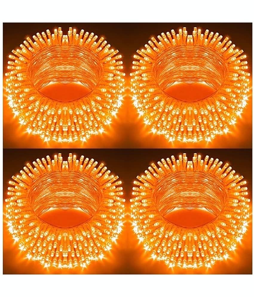 Spark World Orange 11 Mtr String Light ( Pack of 4 )