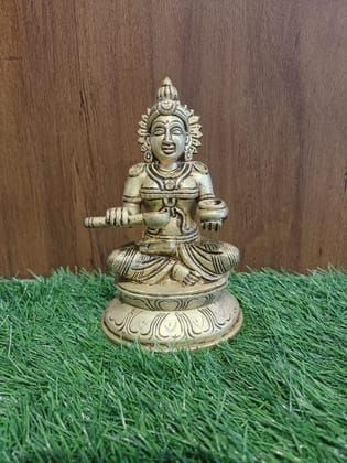 BRASS GODESS ANNAPURNA IDOL BRASS GODESS ANNAPURNA IDOL