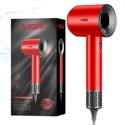 VGR V-445 Professional BLDC Hair Dryer VGR V-445 Professional BLDC Hair Dryer - Red