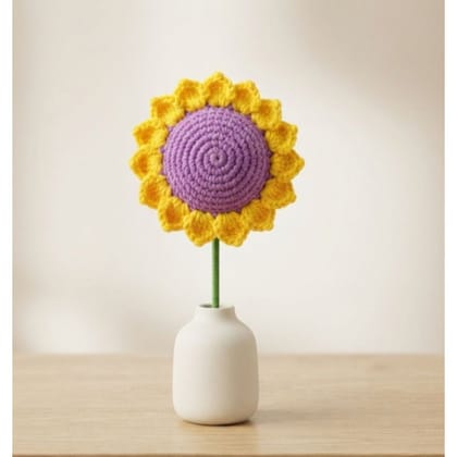 Handmade Crochet Sunflower