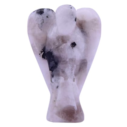 Rainbow Moonstone Angel | Handcarved Statues Figurines Stone of Good Luck - Reiki, Healing Crystal for Physical, Emotional & Spiritual Imbalance | Positive Vibes Energy(KI_65)  by Krishna Impex