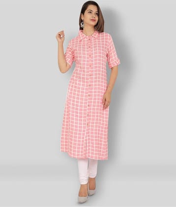 Glorious - Multicolor Rayon Women's Straight Kurti ( Pack of 1 )