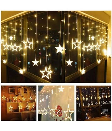 AMG Star Led Light 10 Stars String Lights Yellow