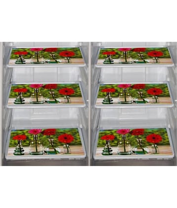 E-Retailer Set of 6 PVC Multi Fridge Mats