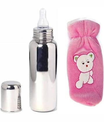 ATIPRIYA 250 Silver Feeding Bottle ( Pack of 1 )