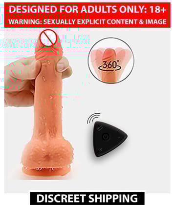 8 Inch USB Rechargeable Sexual Dildo With Wireless Remote Penis Dildo For Women Free Lubricant